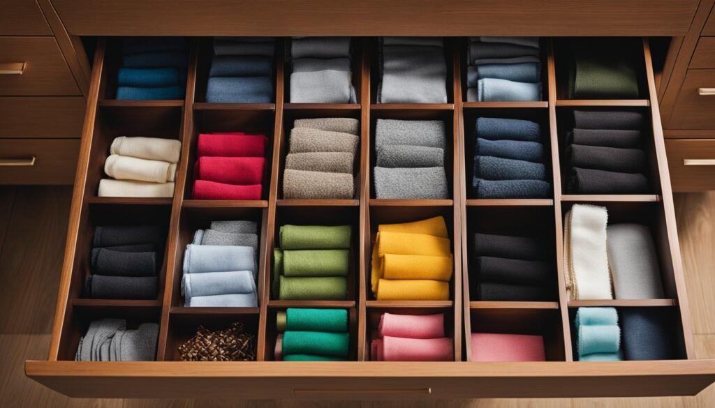 organized drawers