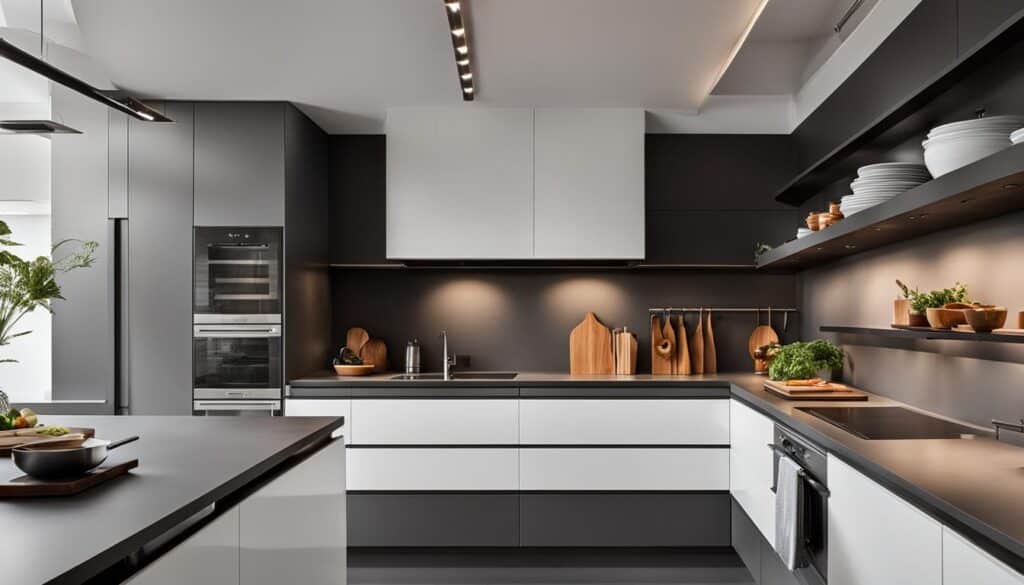 organized kitchen cabinets