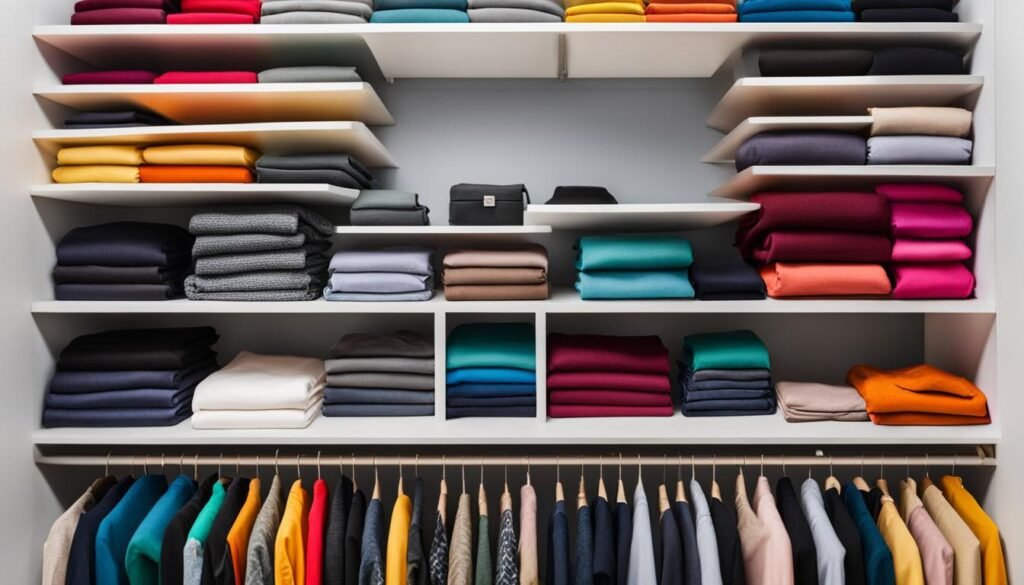 organizing ideas for clothes