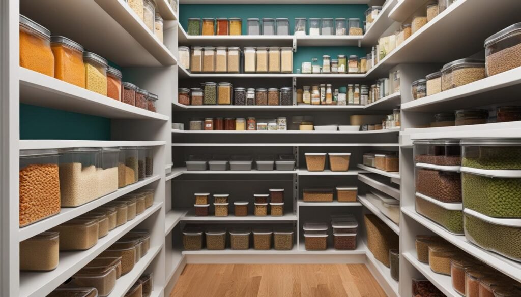 pantry organization zones