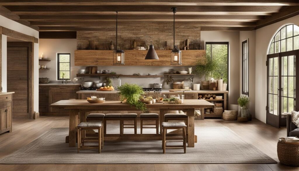 rustic farmhouse interior color scheme