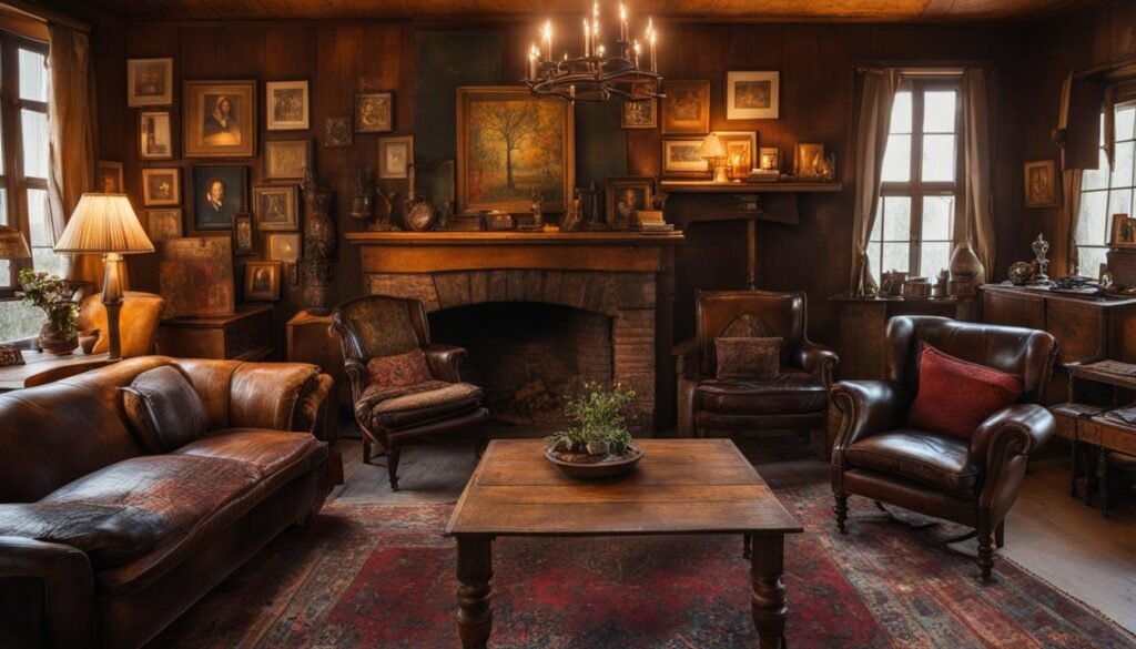 rustic furnishings cozy atmosphere