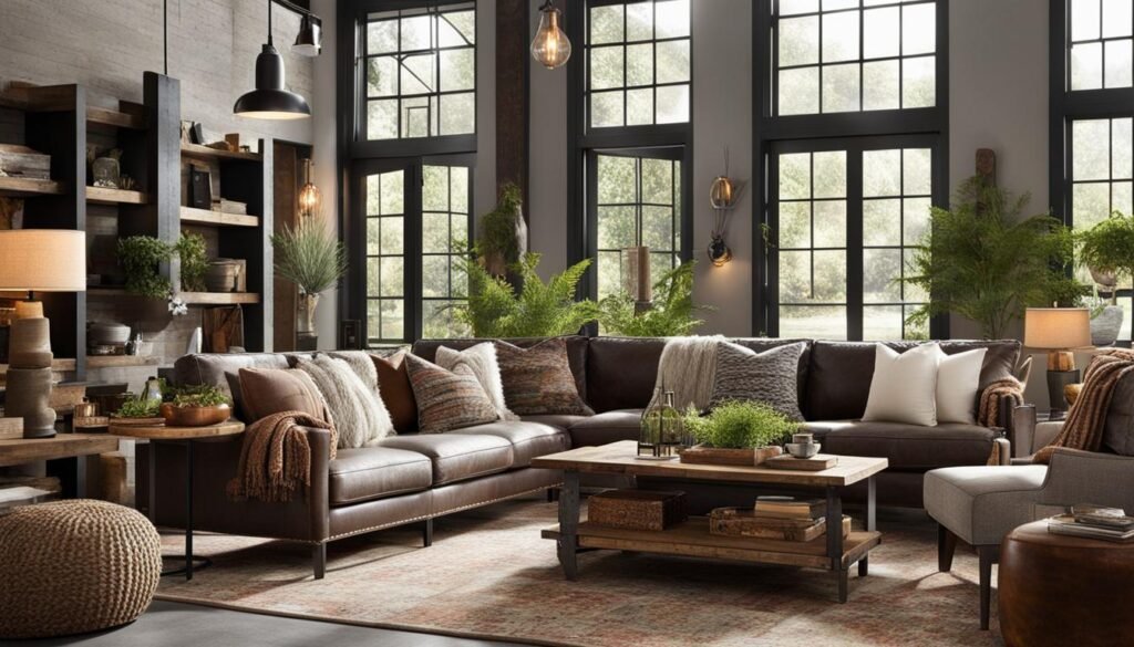 rustic industrial decor