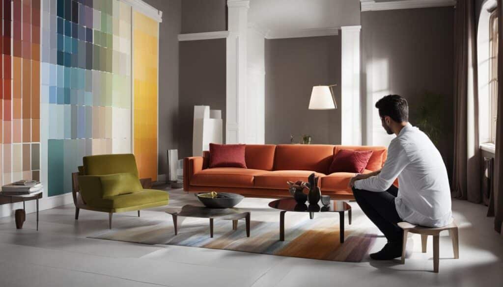 selecting room colors