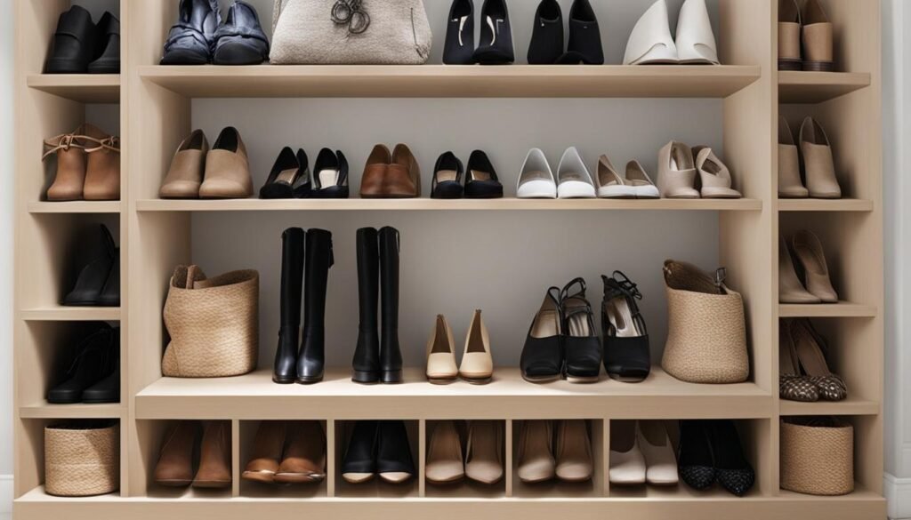 simple shoe organization