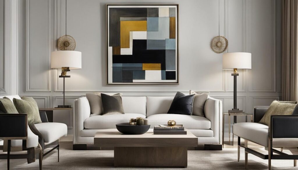 size and positioning of art