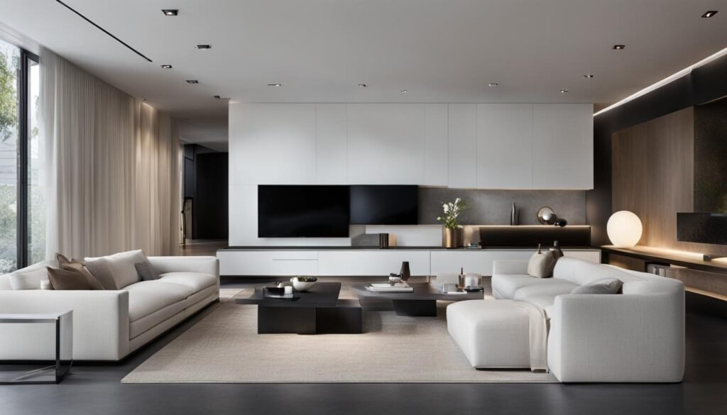sleek modern home decor