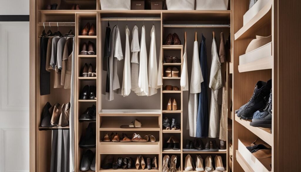 small closet organization