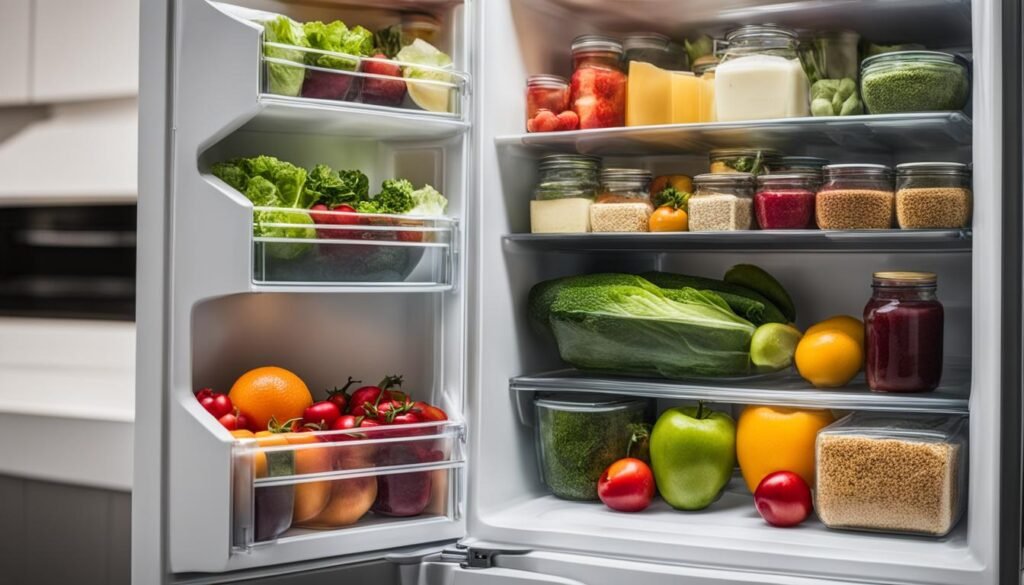 sustainable fridge organization