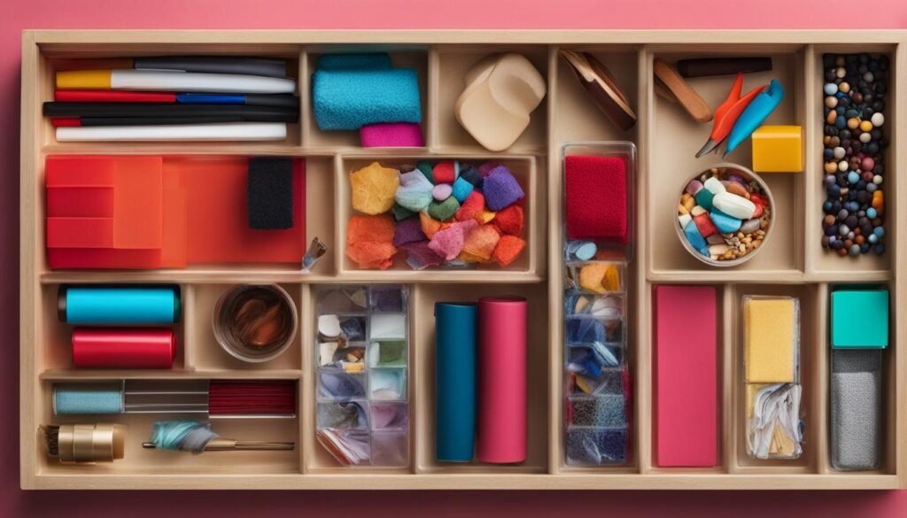 tidy drawer organization