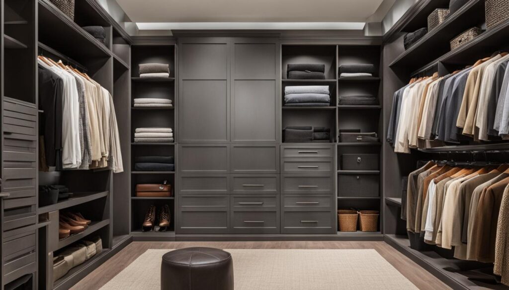 walk-in closet storage solutions
