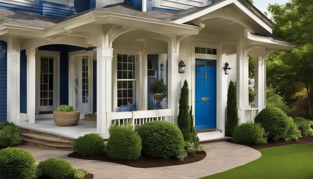 Architectural Styles and Blue Front Doors
