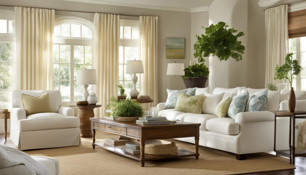 Bright and airy window treatments