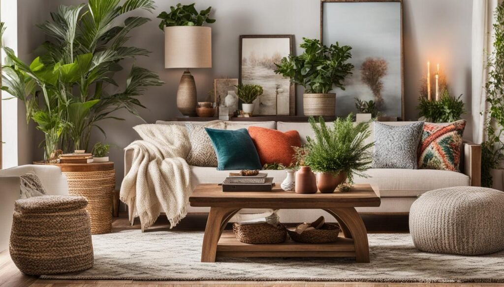 Living room mood board examples