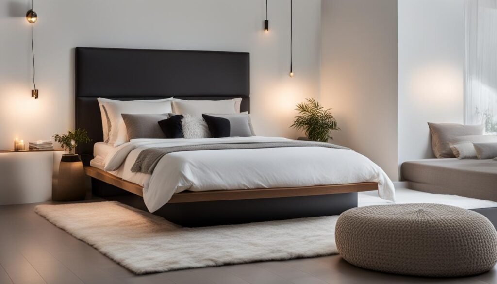 Sconce Lighting in Small Bedroom