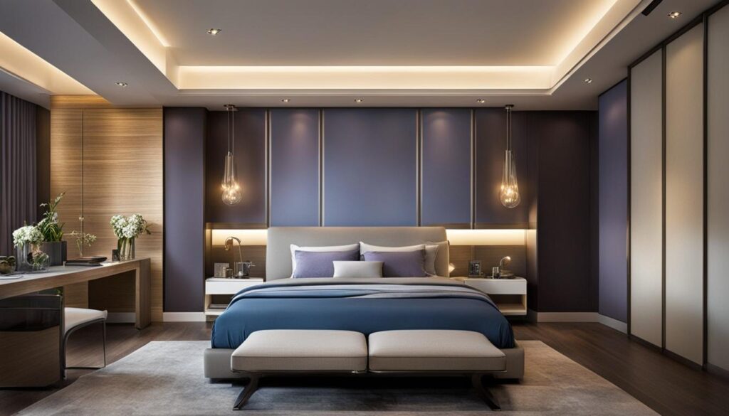 Tranquil lighting ideas for bedroom ambient lighting