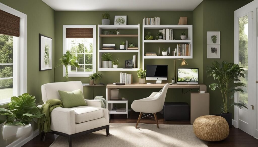 Welcoming and Productive Guest Room Office