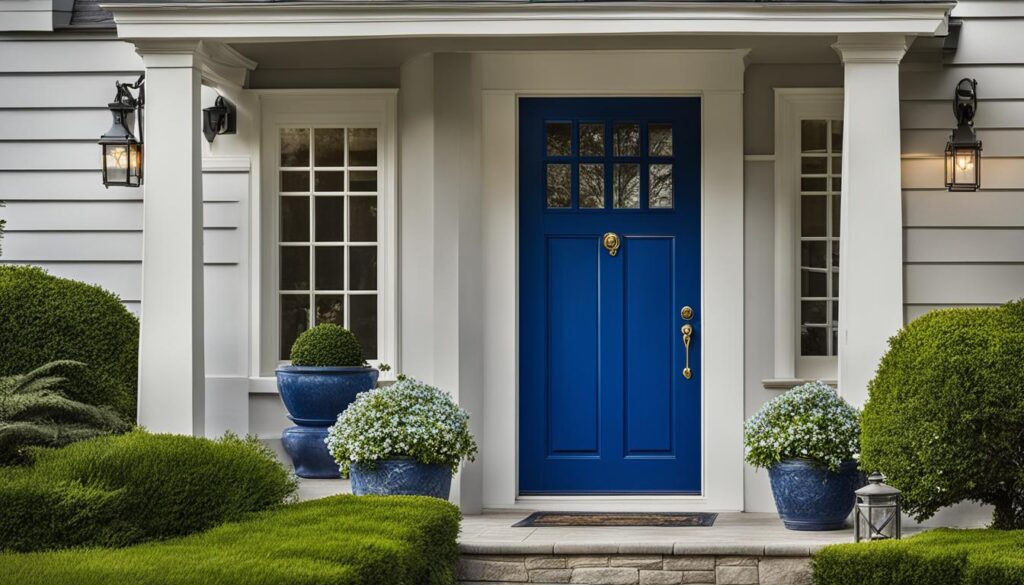best blue front door color