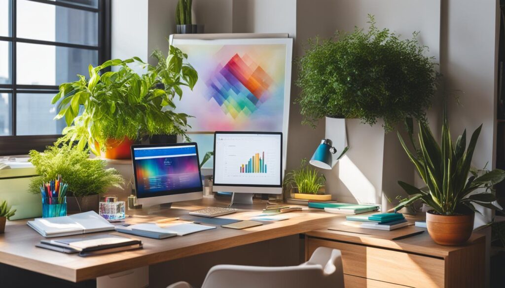 how to display crystals at work