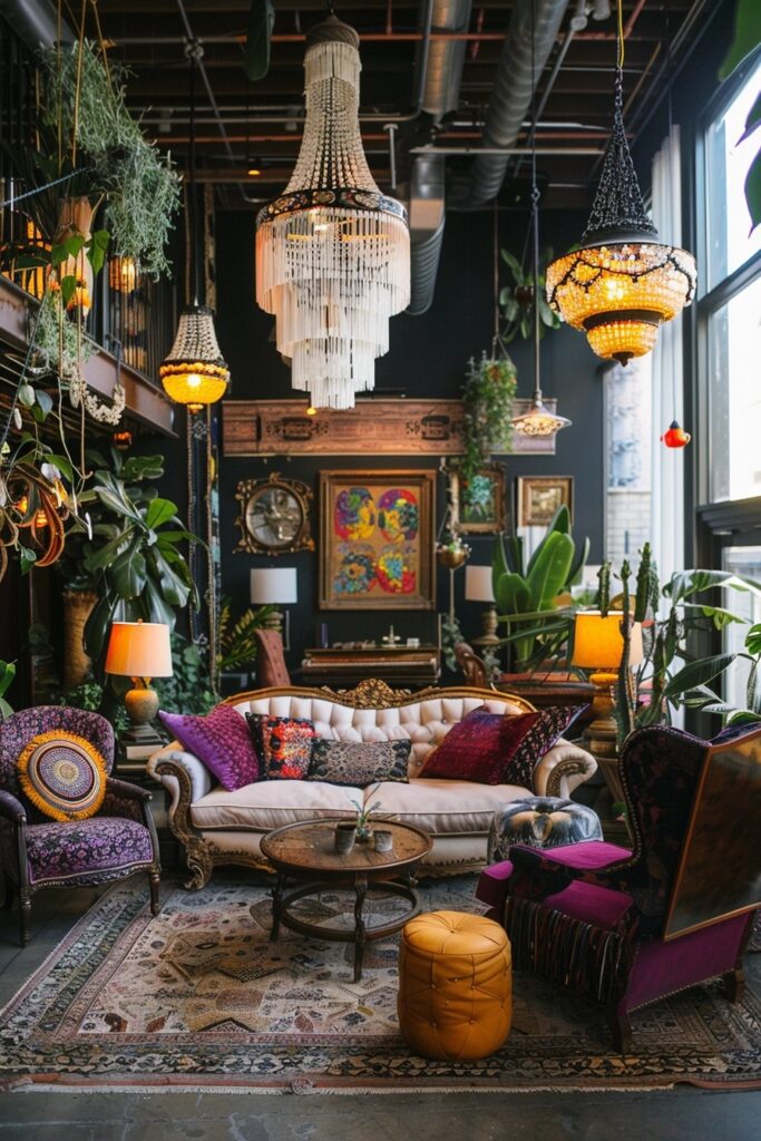 Noir Whimsy Boho Sanctuary