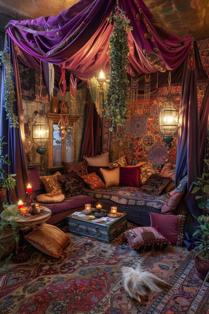 Dark Fantasy Boho Retreat