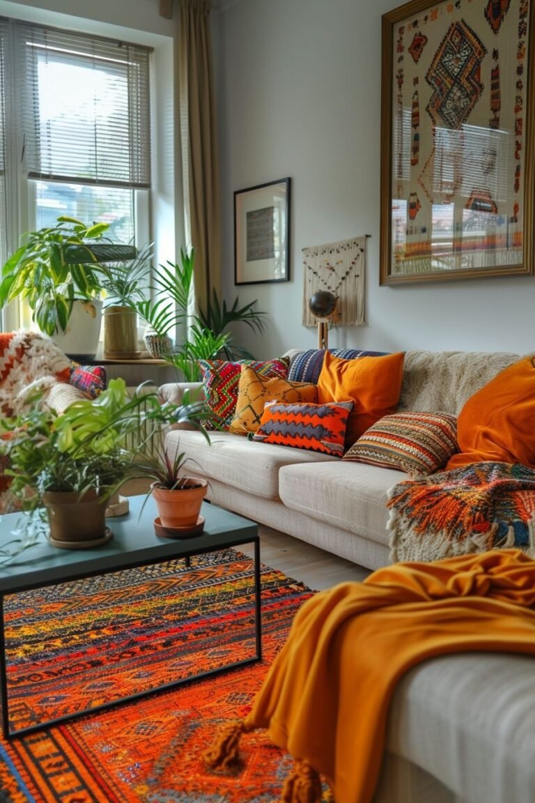 View of 29 Scandi Boho Decor Ideas For Your Home - My Elegant Home