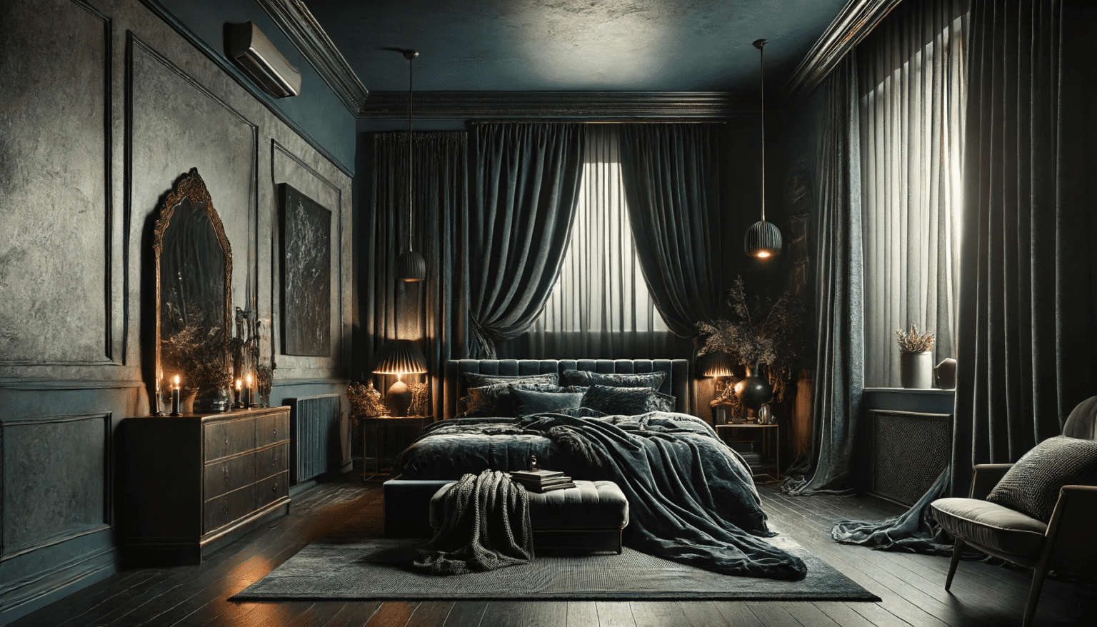 29 Moody Bedroom Ideas for a Dramatically Cozy Ambiance - My Elegant Home