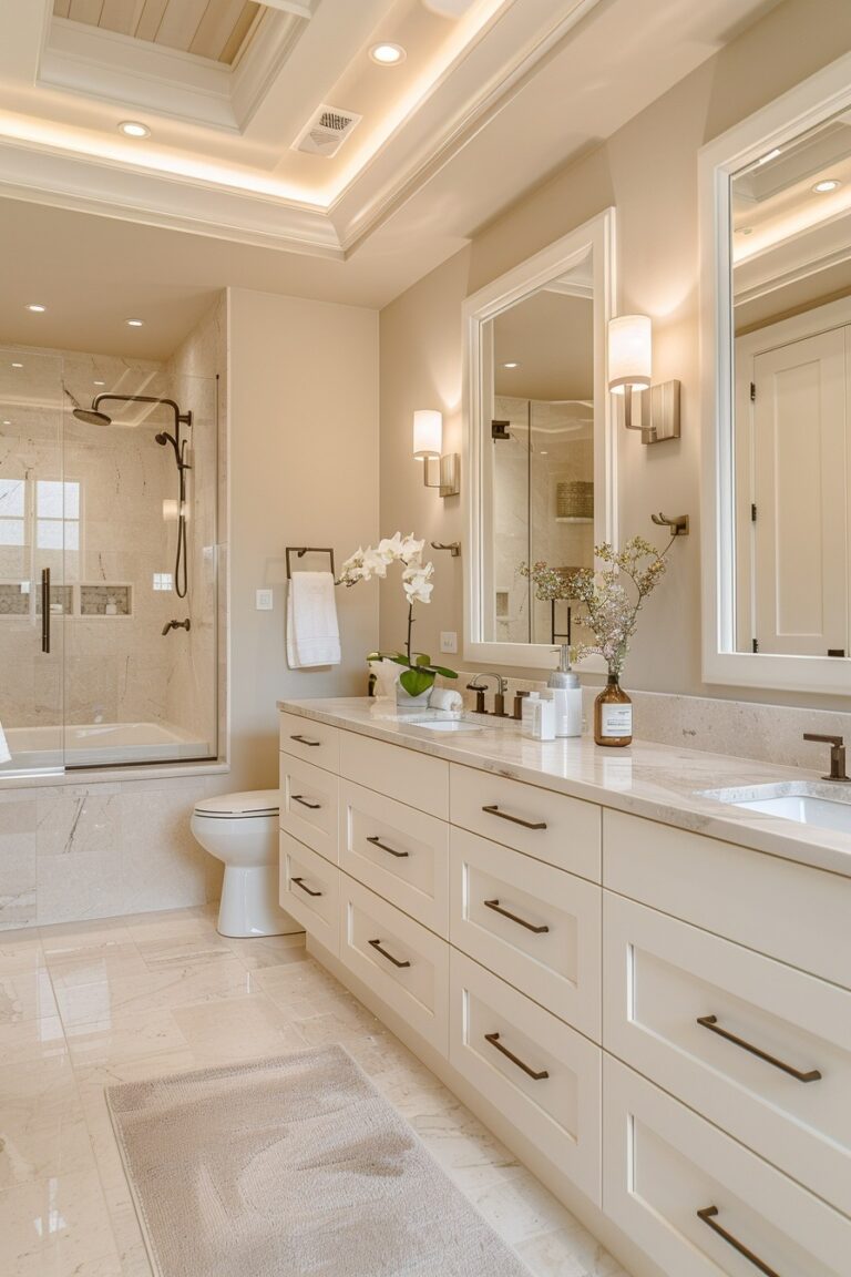 29 Neutral Bathroom Decor Ideas You Will Love - My Elegant Home