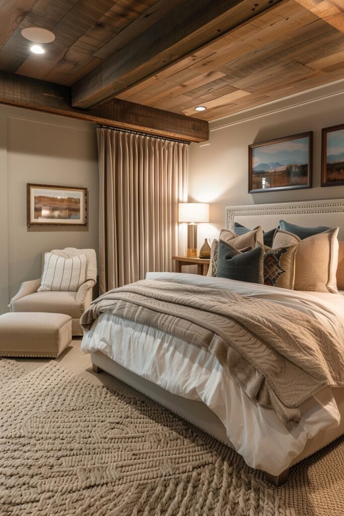 Basement Bedroom Oasis