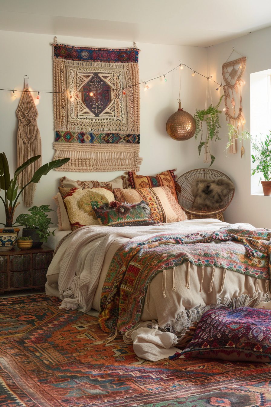 29 Cozy Boho Style Bedroom Ideas for a Serene Sanctuary - My Elegant Home