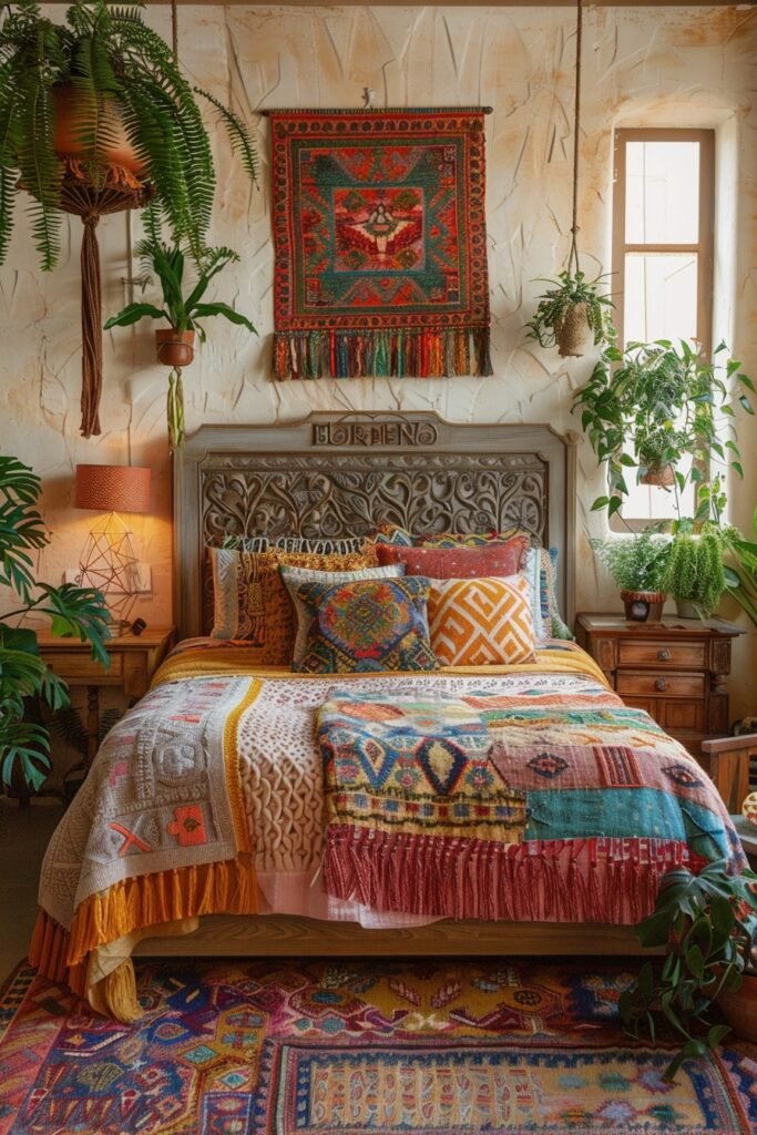 Boho Color Splash Bedroom