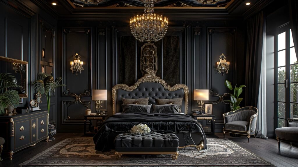 Dark Cozy Bedroom