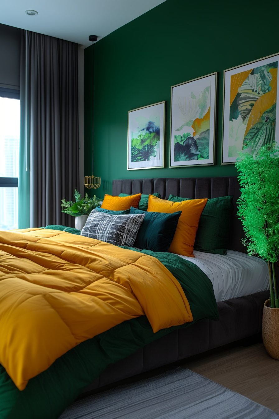 29 Dark Green Bedroom Ideas for a Modern and Chic Vibe - My Elegant Home