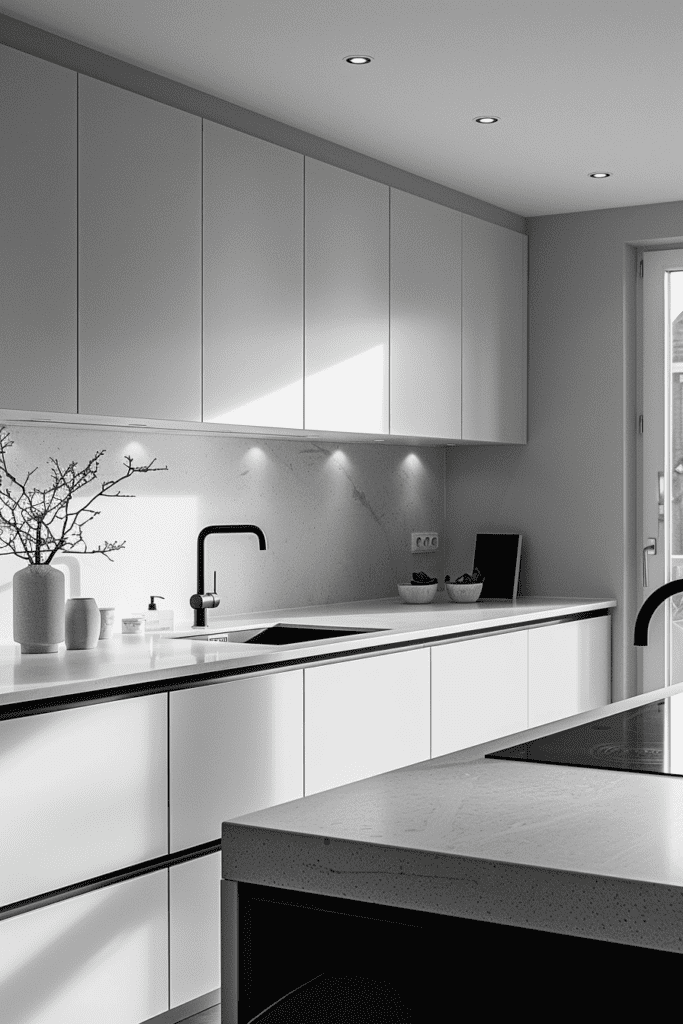 Streamlined Minimalist Kitchen