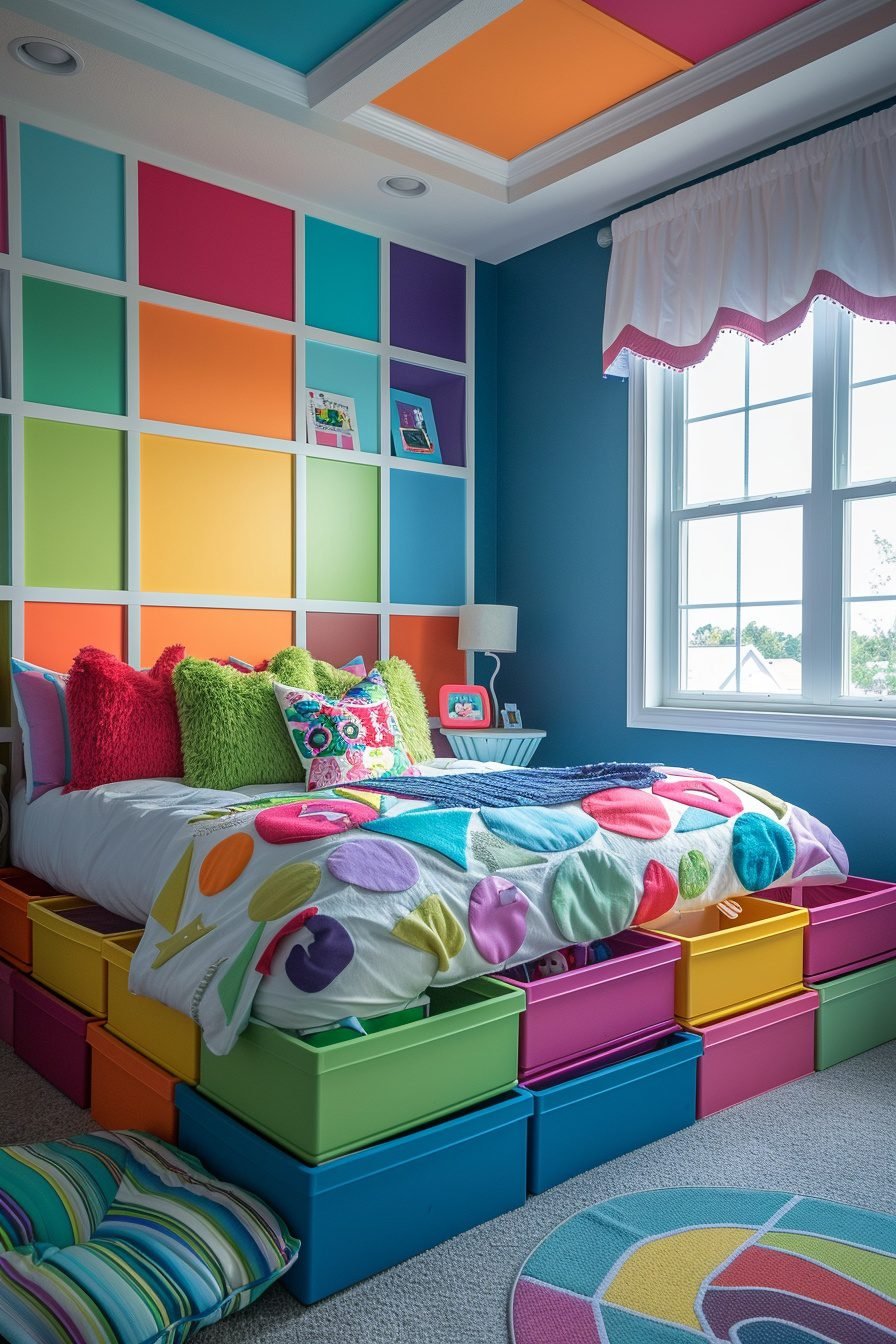 29 Rainbow Bedroom Ideas for Kids and Teens - My Elegant Home