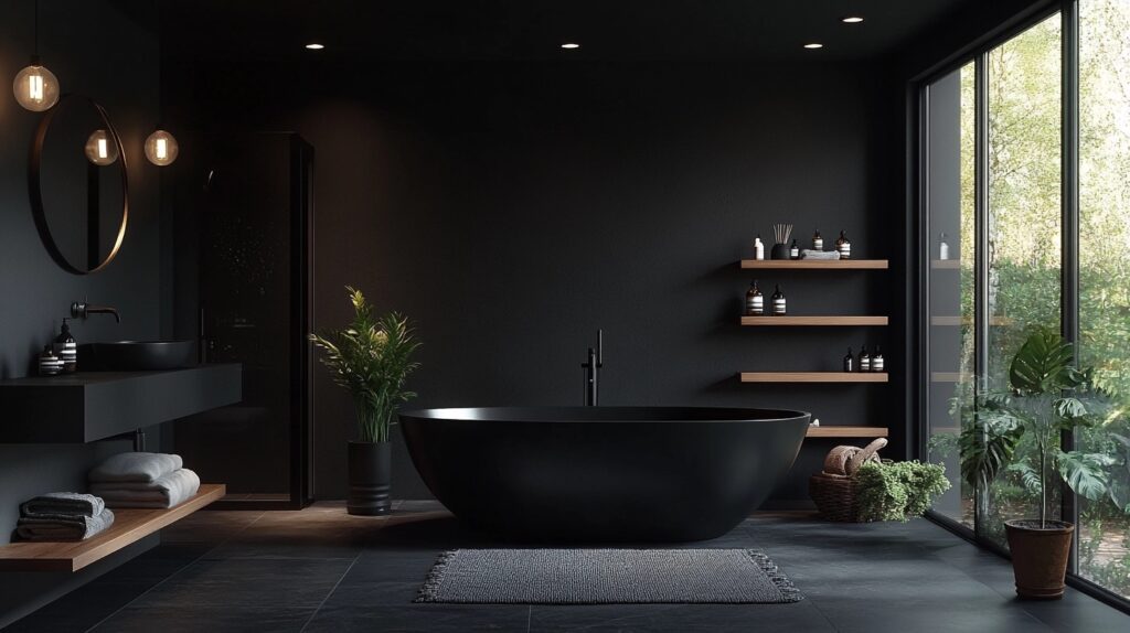 Black Bathroom Decor