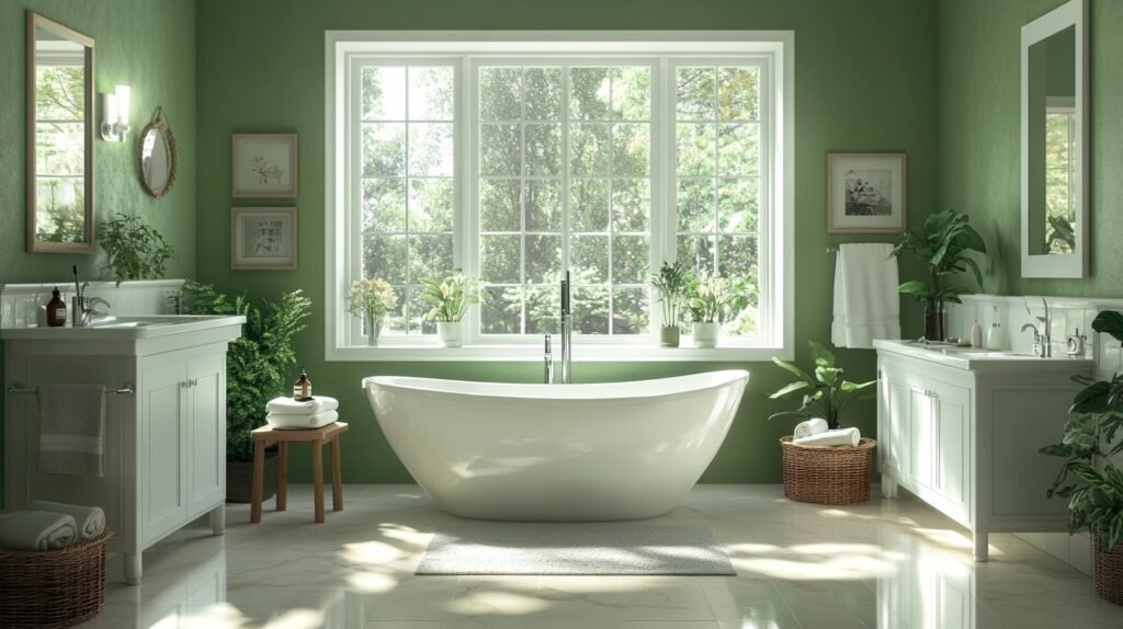 Green Bathroom Decor