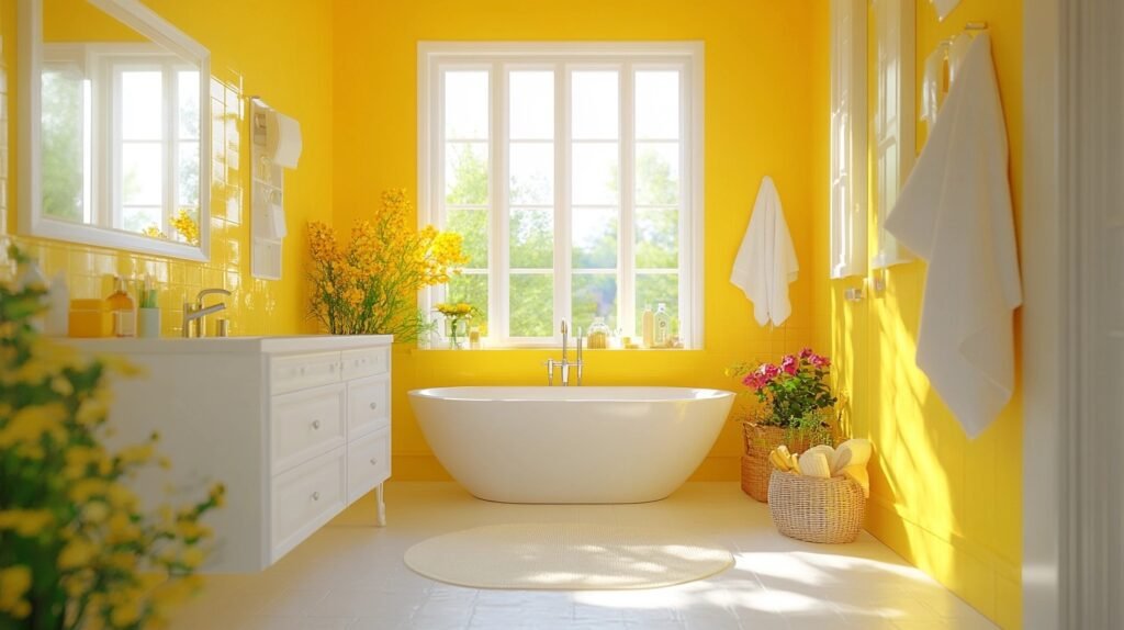 Yellow Bathroom Decor