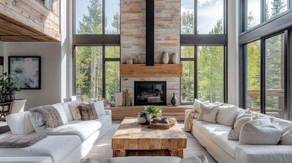 rustic living room