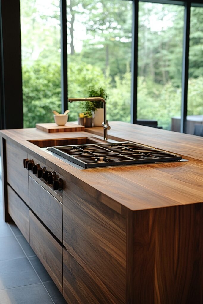 Natural Wood Warmth Kitchen