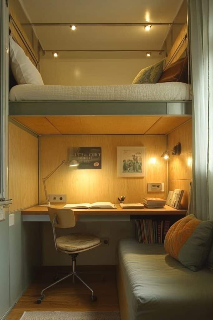 Streamlined Study Loft