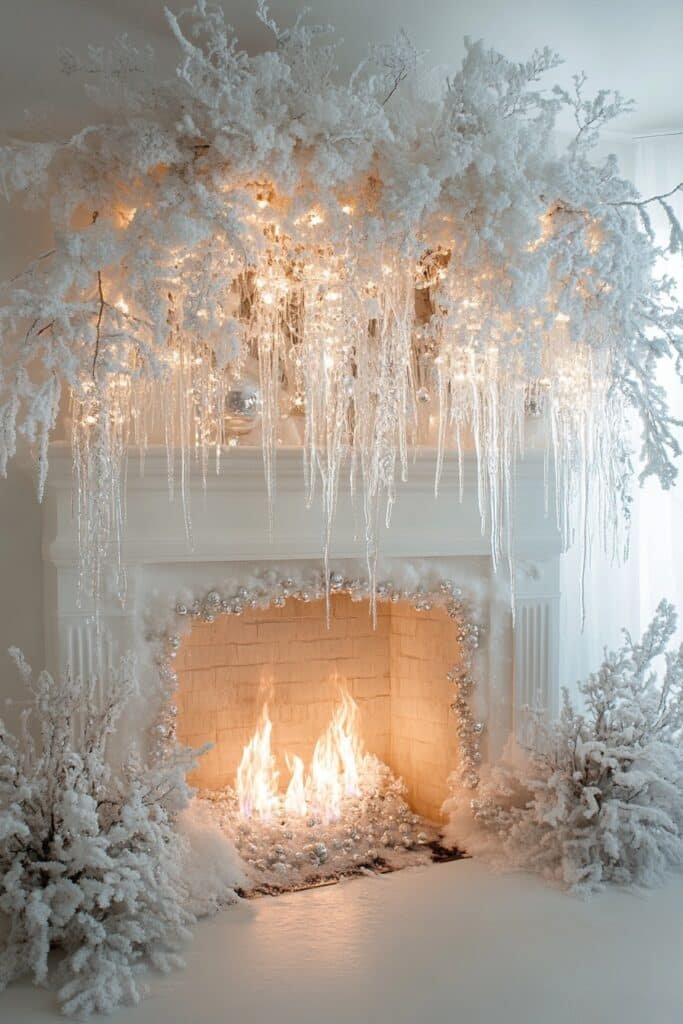 Frosted Winter Hearth
