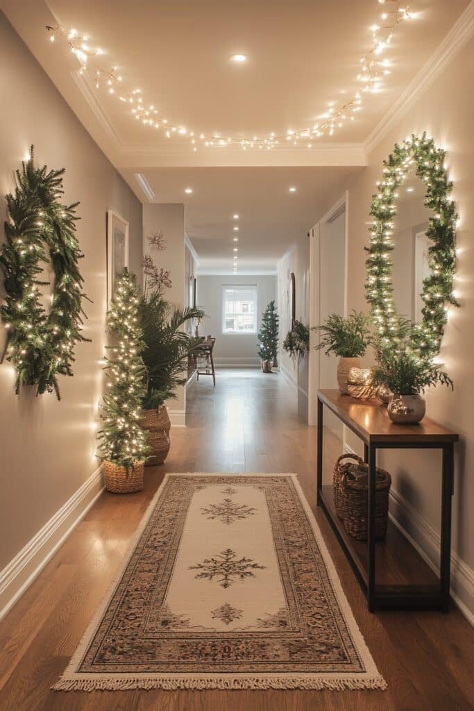 Reflective Hallway Touches