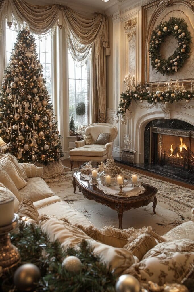 Victorian Elegance Living Room
