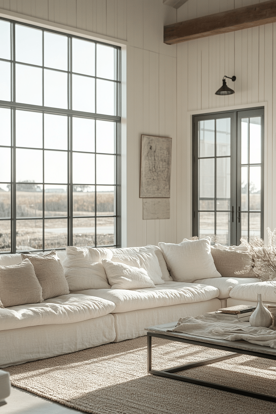 barndominium living room