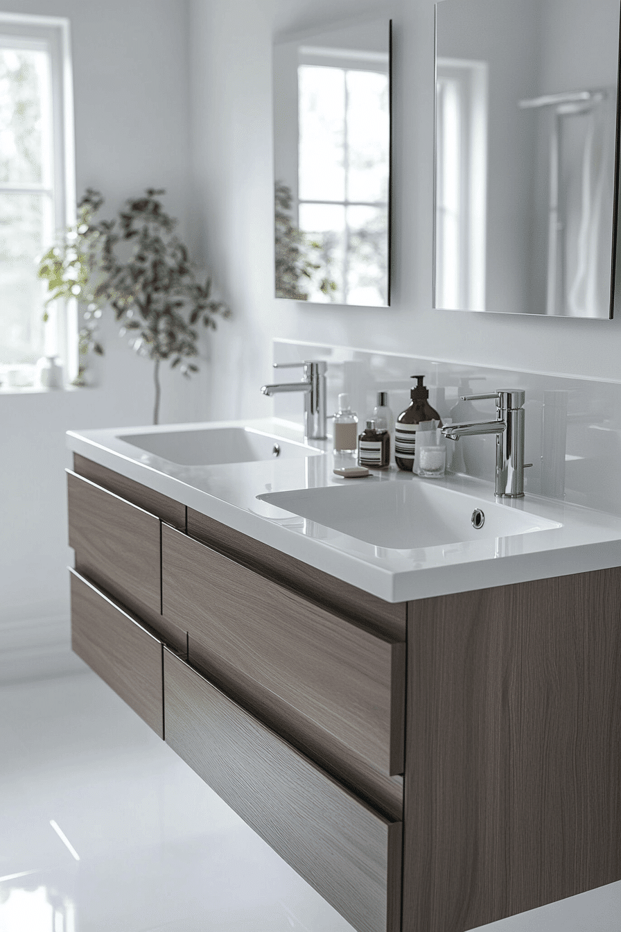 double sink bathroom vanity