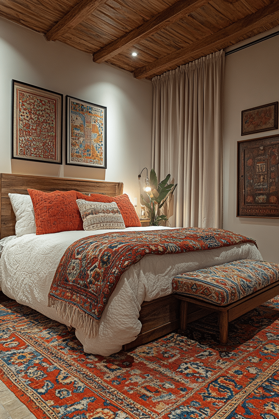 eclectic boho bedroom