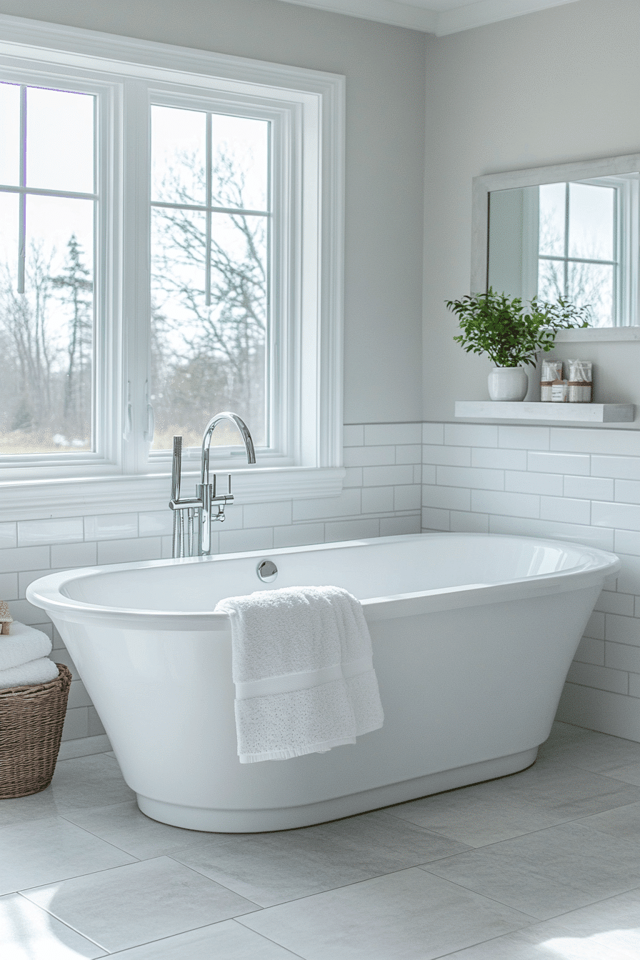 small bathroom with tub