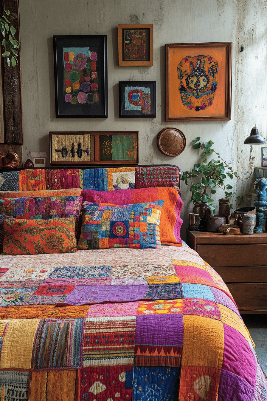 Colorful Eclectic Bedroom