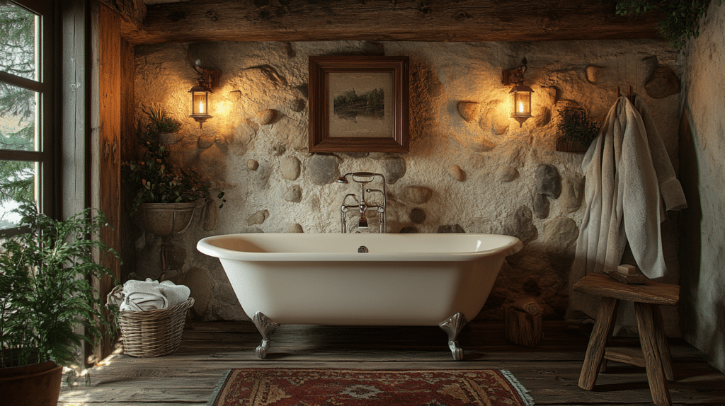 little cabin bathroom